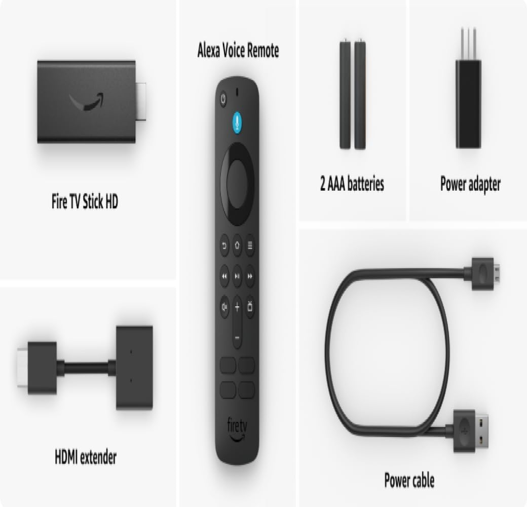 Amazon Fire TV Stick HD (Newest Gen), 8GB, Wi-Fi 5, Alexa - Original New