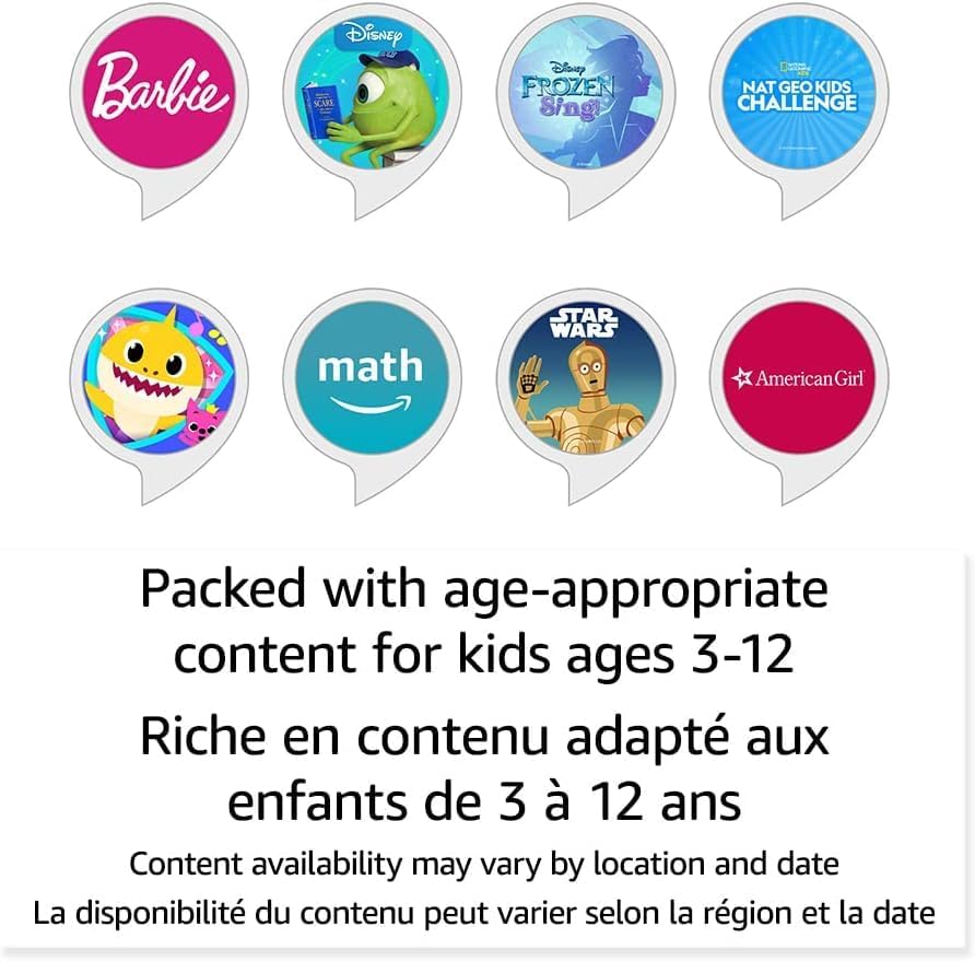 Amazon Echo Dot Kids Owl (Newest Gen) Smart Alarm clock, Smart Speaker with Alexa - Original New