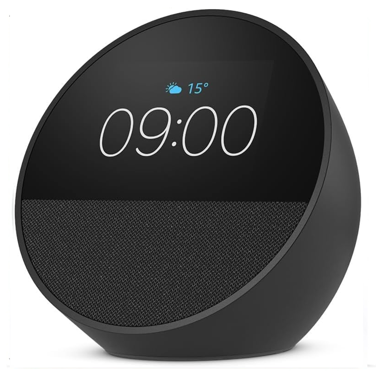 Amazon Echo Spot Black (Newest Gen) Smart Alarm clock, Smart Speaker with Alexa - Original New